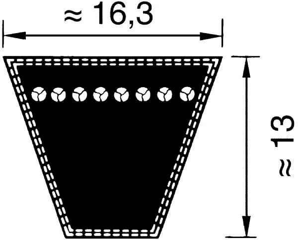 Optibelt - SPB1250 - Keilriemen