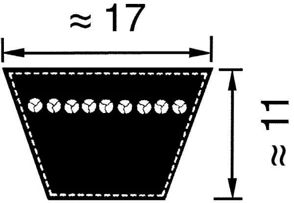 Optibelt - VB171180 - Keilriemen