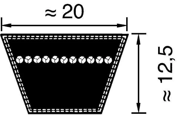 Optibelt - VB201180 - Keilriemen