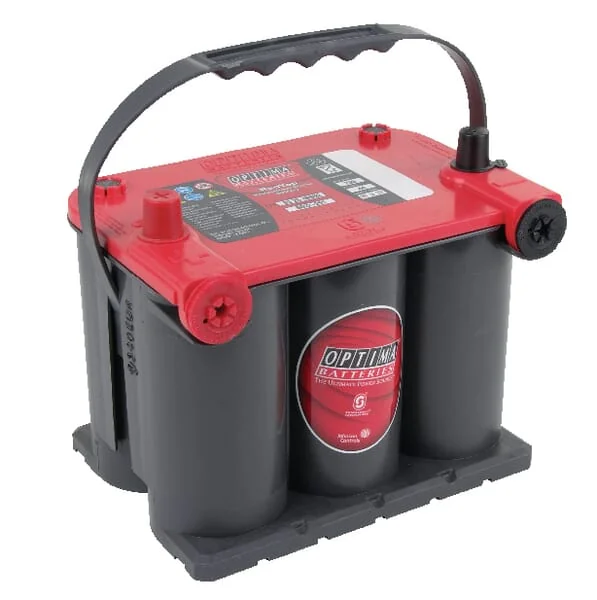 Optima - 822255 - Batterie 12V 44Ah 730A AGM Red oben RTU 3.7