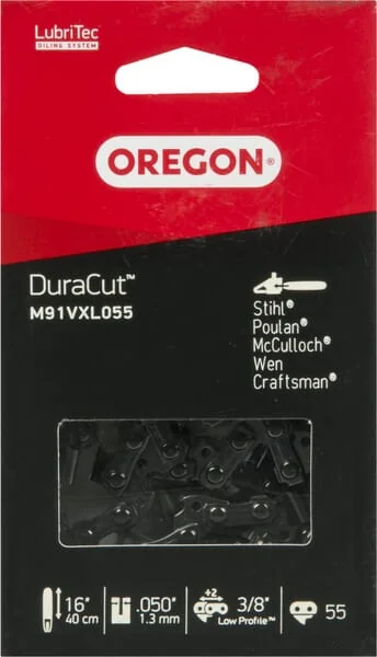 Oregon - M91VXL055E - Saegkette 3/8" 1,3 mm 55 dl Multicut Meissel Duracut