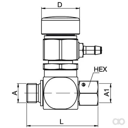 Parker - TA38TE - Tema Druckentlastungsventil 3/8 BSP