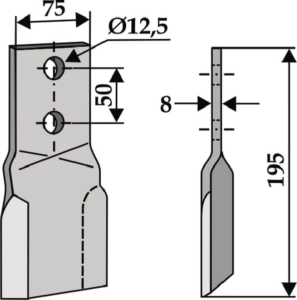 Perfect - 13282 - Messer Re. Weidebloter