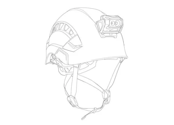 Petzl - E073BA00 - Helm-Slot-Adapter