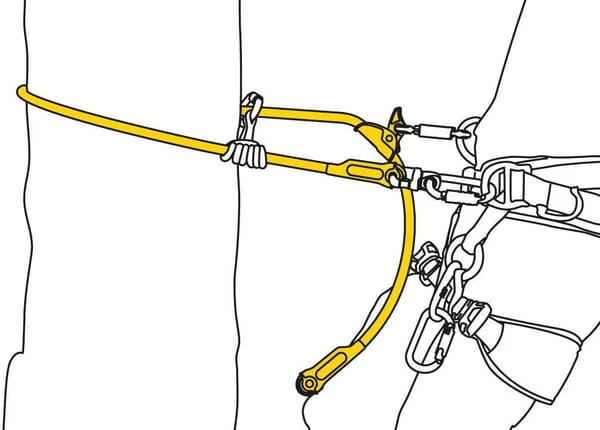 Petzl - L33055 - Microflip-Positionierungsleine 5,5m