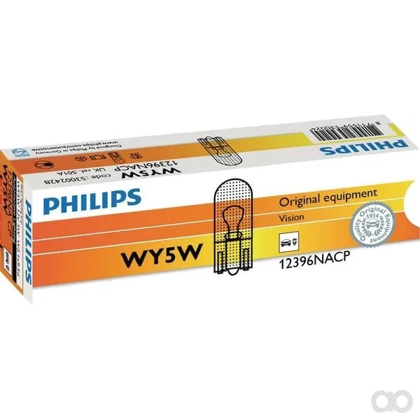Philips - GL12396 - Glühlampe WY5W 12V 5W W2.1x9,5D Philips