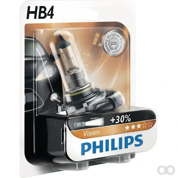 Philips - GL9006PRB1 - Gluehlampe Halogen HB4 12V 55W P22D Philips
