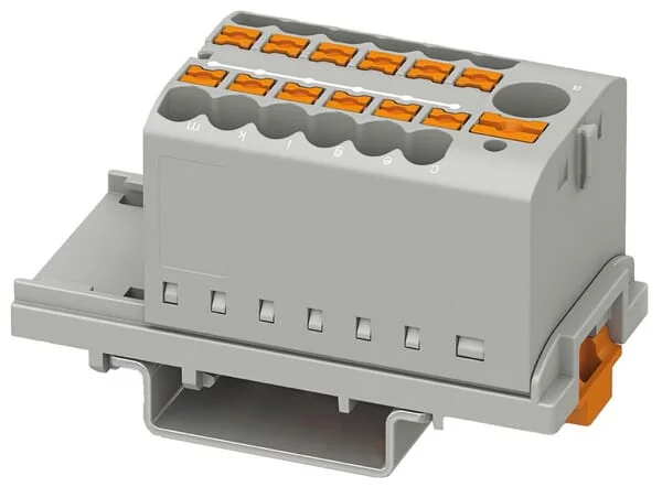 Phoenix Contact - PTFIX612X25NS35GY - Klemmenblock