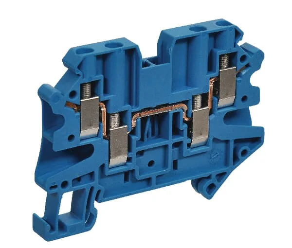 Phoenix Contact - UT4QUATTROBU - Doppelstoeckiger Klemmenblock 30A Blau