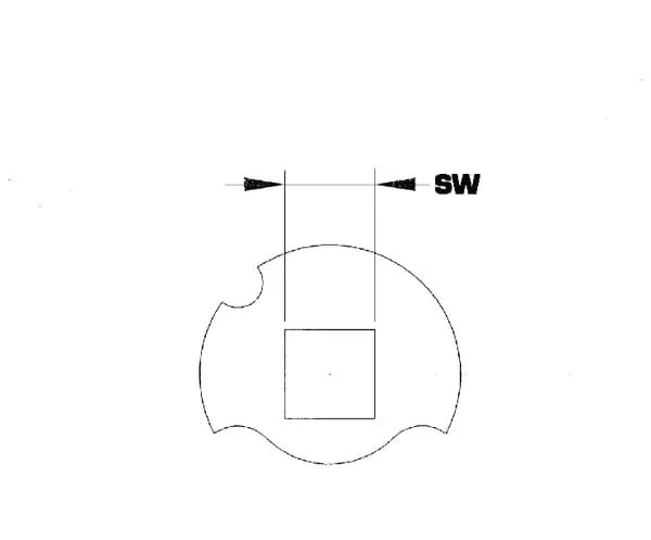 Pister - KH9SW09 - Verschlussplatte 9mm