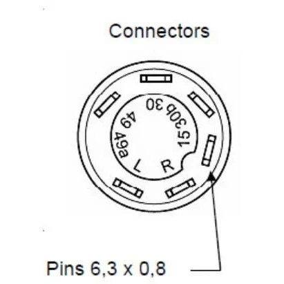 Pneutron - 11103200PN - Druckschalter Luefter Rund Gelb