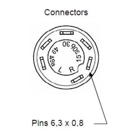 Pneutron - 11104010PN - Druckschalter Haecksler Rund Gelb
