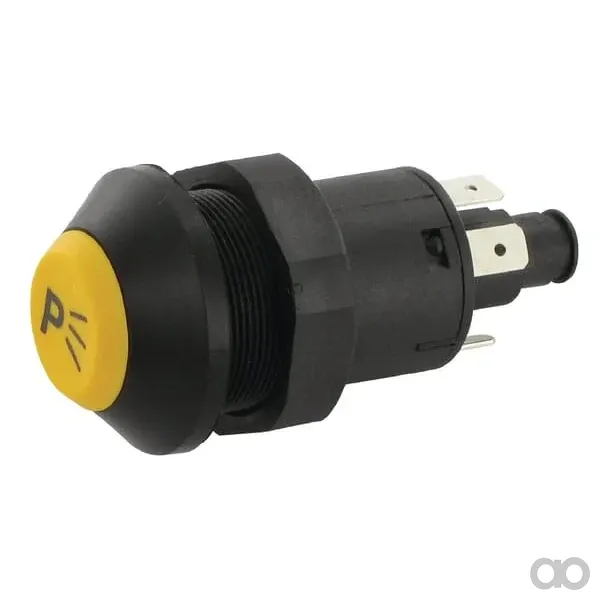 Pneutron - 11130030PN - Druckschalter, Parklicht, Rund, Gelb