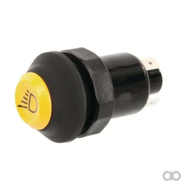 Pneutron - 11130170PN - Druckschalter Arbeitsleuchte Rund Gelb