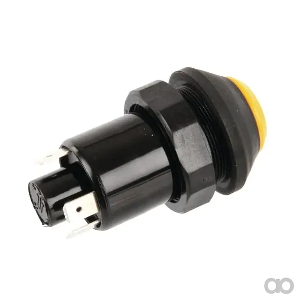 Pneutron - 11130170PN - Druckschalter Arbeitsleuchte Rund Gelb