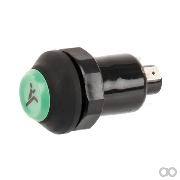 Pneutron - 11130410PN - Druckschalter, Schnell, Rund, Gruen