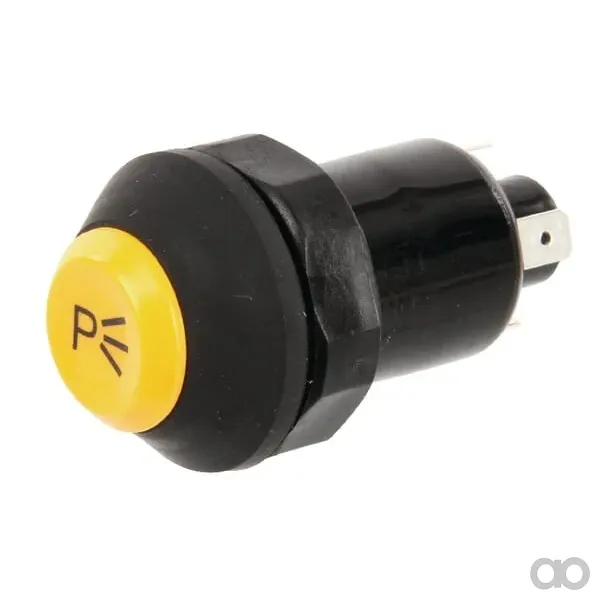 Pneutron - 11130800PN - Druckschalter, Parklicht, Rund, Gelb