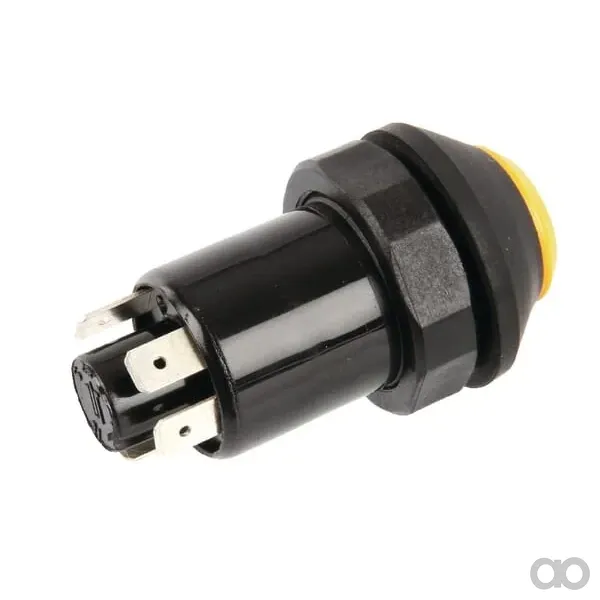 Pneutron - 11130800PN - Druckschalter, Parklicht, Rund, Gelb