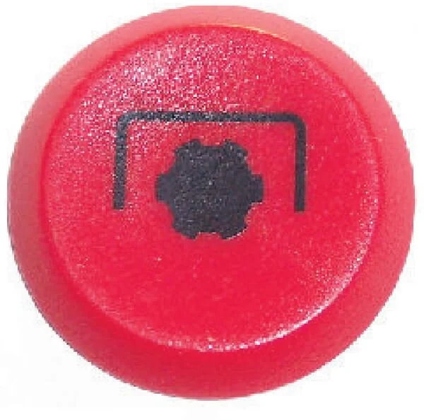 Pneutron - 11145340PN - Drucktaster, Zapfwelle, Rund, Rot