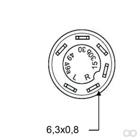 Pneutron - 11175200PN - Druckschalter, Stopp, Rund, Rot