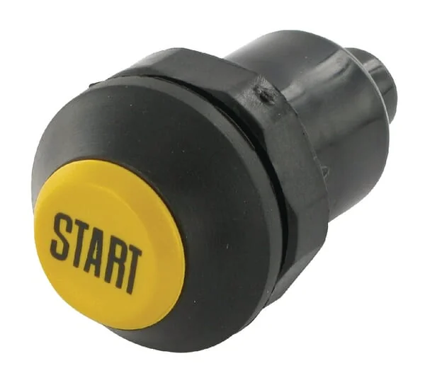 Pneutron - 11215050PN - Drucktaster, Start, Rund, Gelb
