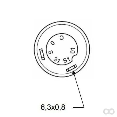 Pneutron - 11215410PN - Drucktaster, Reset, Rund, Gruen