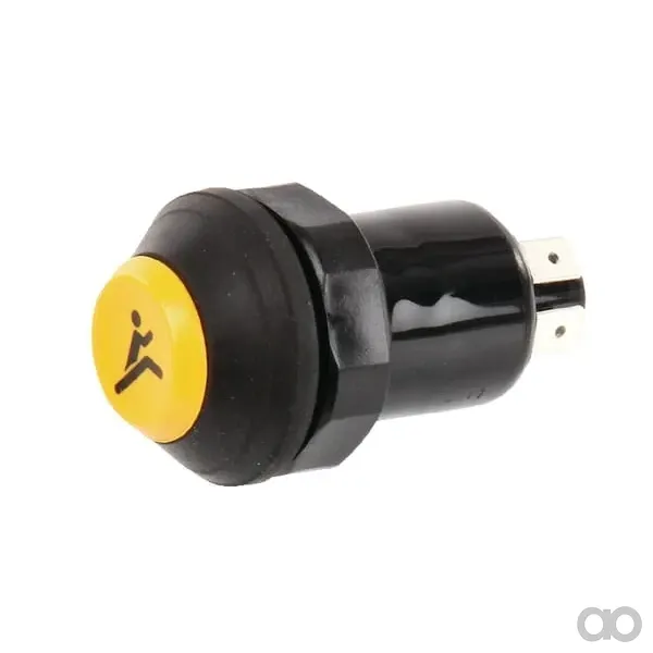 Pneutron - 11245210PN - Drucktaster, Schnell, Rund, Gelb