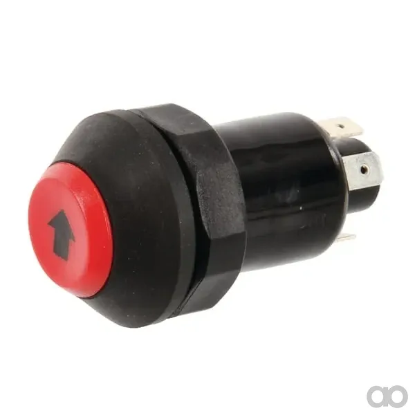 Pneutron - 11245280PN - Drucktaster, Hoch / Runter, Rund, Rot