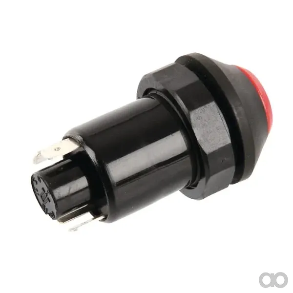 Pneutron - 11245280PN - Drucktaster, Hoch / Runter, Rund, Rot
