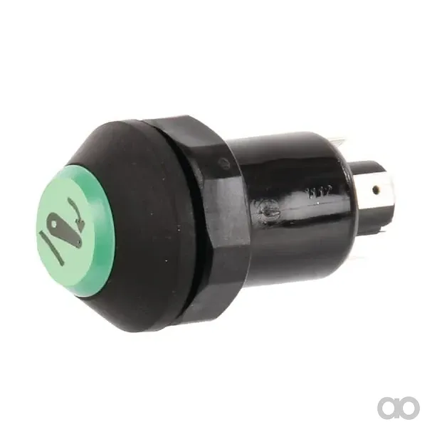Pneutron - 11245640PN - Druckschalter, Hubwerk Runter, Rund, Gruen