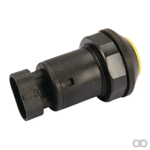 Pneutron - 11903001PN - Druckschalter, Zapfwelle, Rund, Gelb