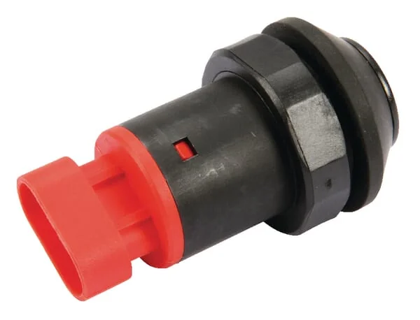 Pneutron - 11908006PN - Drucktaster, - Zylinder, rund, schwarz