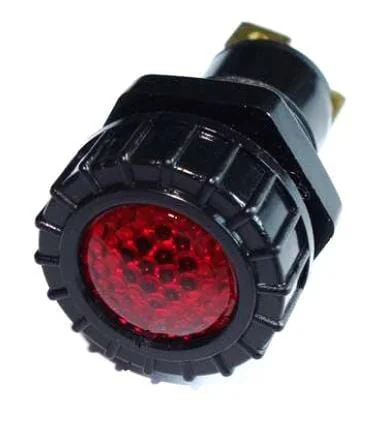 Pneutron - 21300101PN - Warnleuchte, Rot Mit Flachsteckanschluessen