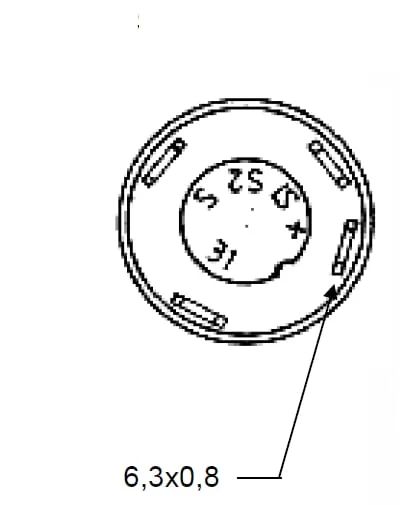 Pneutron - EL514101 - Lichtschalter Gelb