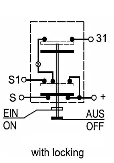 Pneutron - EL514101 - Lichtschalter Gelb