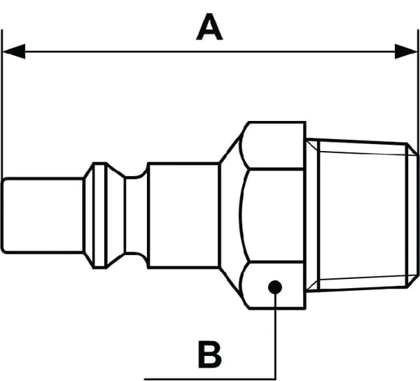 Prevost - ARP066152 - Schnellanschlussnippel BU.DR. BSP 3/8