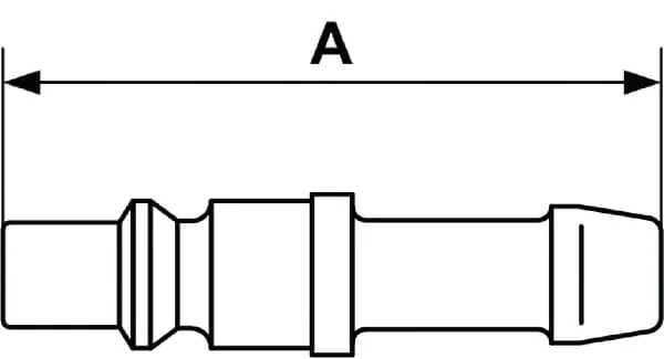 Prevost - ARP066806 - Muffe mit 6mm Schlauchstutzen