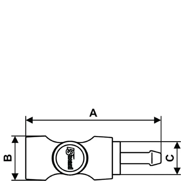 Prevost - ASI061808 - Sicherheits-Schnellkupplung Saeule 8 mm