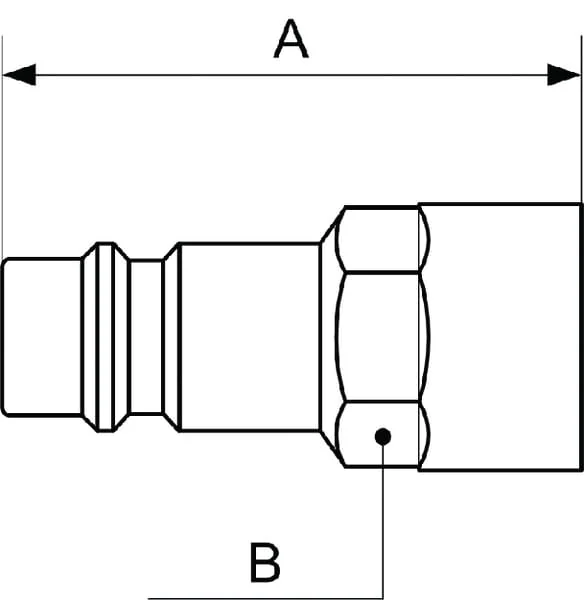 Prevost - ERP076102 - Innengewindeanschluss mit 3/8" BSP Aussengewinde