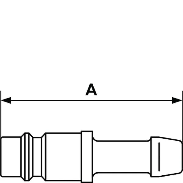 Prevost - ERP076813 - Stecknippel mit 13 mm Schlauchstutzen