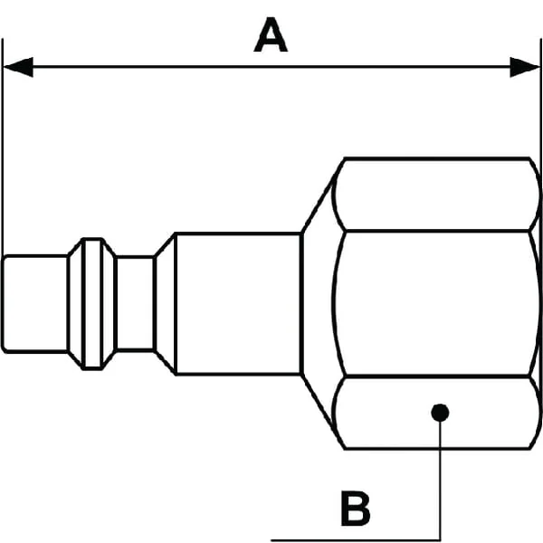 Prevost - IRP066102 - Einsetznippel Doppelgewinde BSP3/8