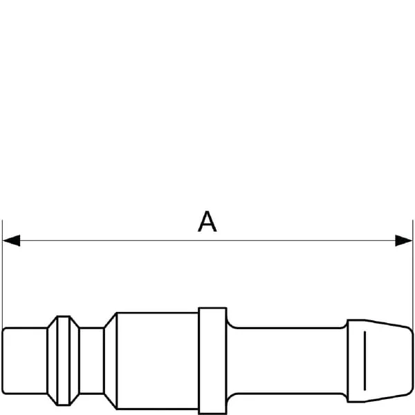 Prevost - IRP066810 - Stecknippel mit 10 mm Schlauchstutzen