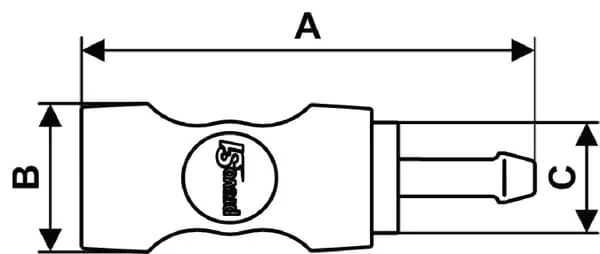 Prevost - ISI081813 - Sicherheits-Schnellkupplung Saeule 13mm