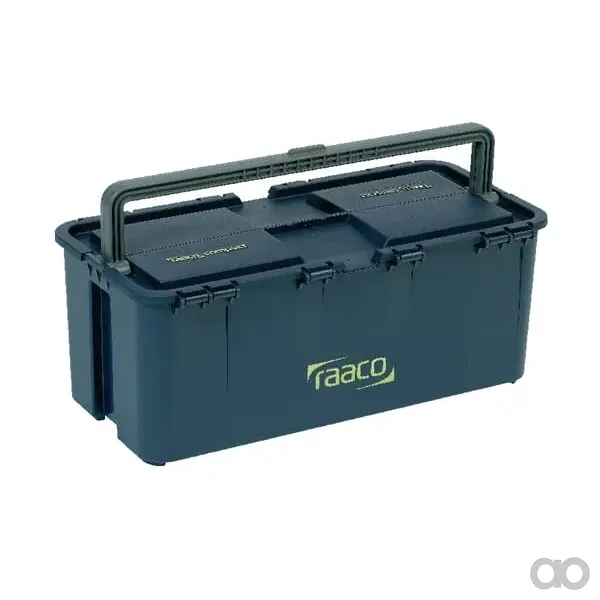 Raaco - 136570 - Werkzeugkasten 474x239x190mm 30 L Fassungsvermoegen Blaues Polypropylen 2 Faecher Compact 20