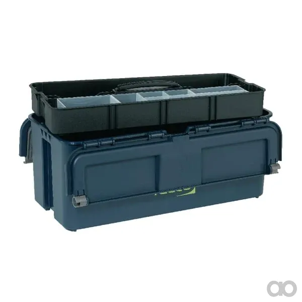 Raaco - 136570 - Werkzeugkasten 474x239x190mm 30 L Fassungsvermoegen Blaues Polypropylen 2 Faecher Compact 20