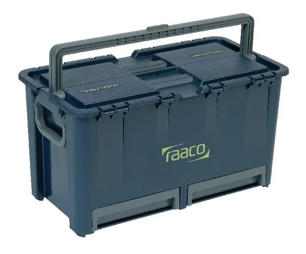 Raaco - 136600 - Werkzeugkasten 540x296x292mm 40 L Fassungsvermoegen Blaues Polypropylen 4 Faecher Compact 47