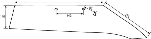 Rabe Agrar - 27070501 - Schar Rechts SSP294OE Rabe Agrar