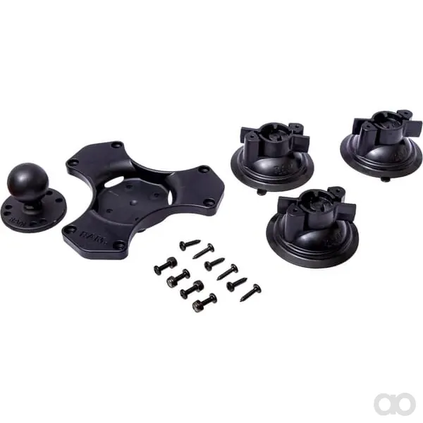Ram mounts - RAMC365224 - C-Halterung mit 3 Saugnapfen