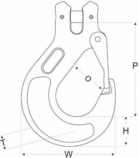 Rema - 2638010 - Lasthaken mit Rastschloss + Schaeckel Win PSW-10