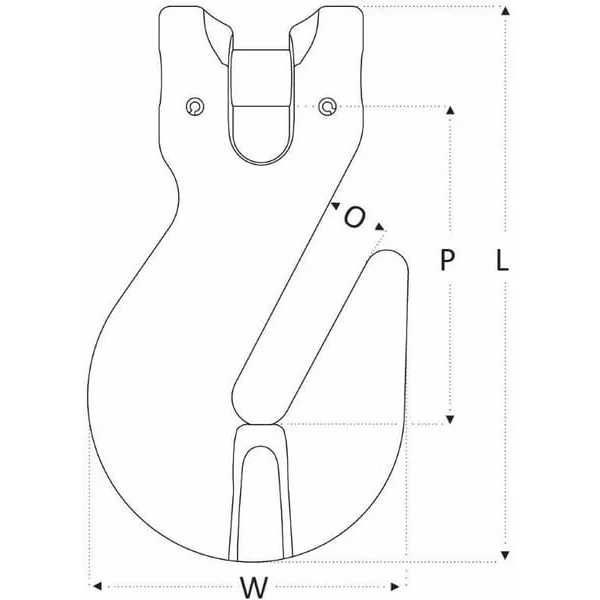 Rema - 2642008 - Haken mit Oese RCG8 8mm
